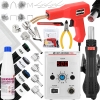 SPAWARKA DO PLASTIKU HOT AIR 858D PRO 700W+ ZSZYWARKA 50W ZESTAW SPOIW XXL