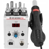 SPAWARKA DO PLASTIKU HOT AIR 858D PRO 700W+ ZSZYWARKA 50W ZESTAW SPOIW XXL