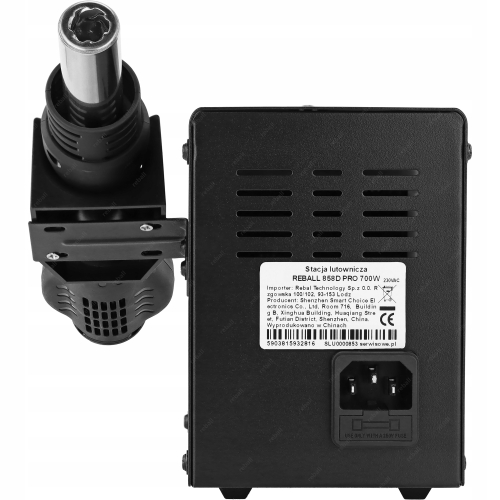 SPAWARKA DO PLASTIKU HOT AIR 858D PRO 700W+ ZSZYWARKA 50W ZESTAW SPOIW XXL