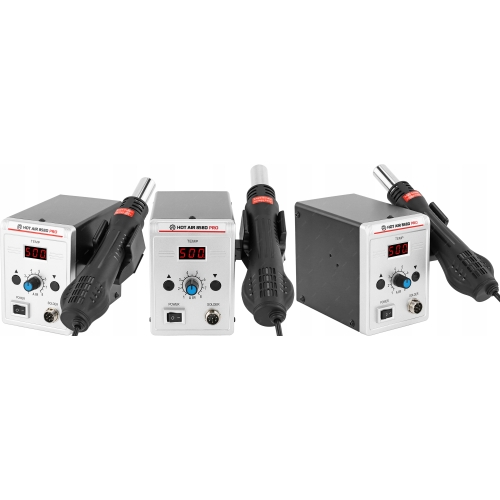 SPAWARKA DO PLASTIKU HOT AIR 858D PRO 700W+ ZSZYWARKA 50W ZESTAW SPOIW XXL