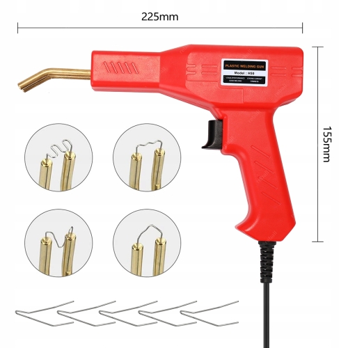 SPAWARKA DO PLASTIKU HOT AIR 858D PRO 700W+ ZSZYWARKA 50W ZESTAW SPOIW XXL