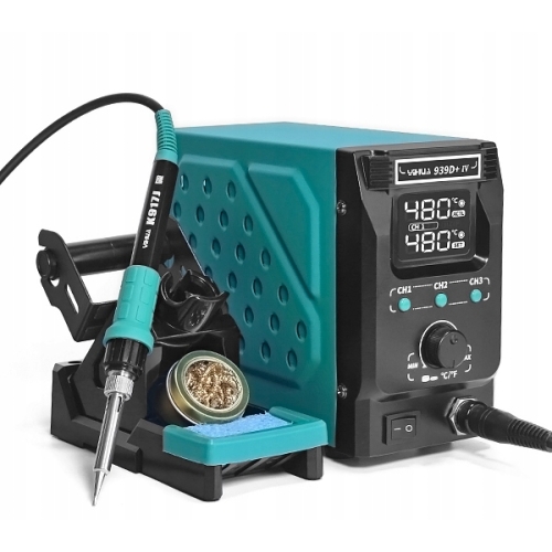 STACJA LUTOWNICZA LUTOWNICA PRECYZYJNA YIHUA 939D+-IV 180W GROTY 902M LCD