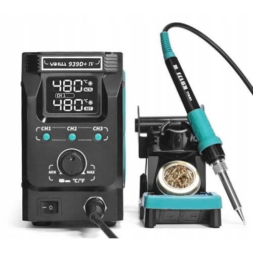 STACJA LUTOWNICZA LUTOWNICA PRECYZYJNA YIHUA 939D+-IV 180W GROTY 902M LCD