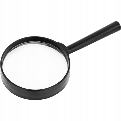 SZKŁO POWIĘKSZAJĄCE PODSTAWOWA LUPA RĘCZNA 60mm POWIĘKSZENIE 3X DO CZYTANIA