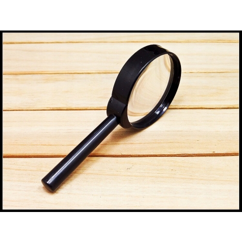 SZKŁO POWIĘKSZAJĄCE PODSTAWOWA LUPA RĘCZNA 60mm POWIĘKSZENIE 3X DO CZYTANIA