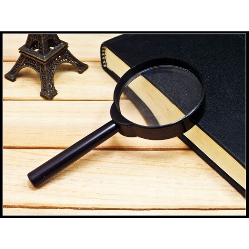 SZKŁO POWIĘKSZAJĄCE PODSTAWOWA LUPA RĘCZNA 60mm POWIĘKSZENIE 3X DO CZYTANIA