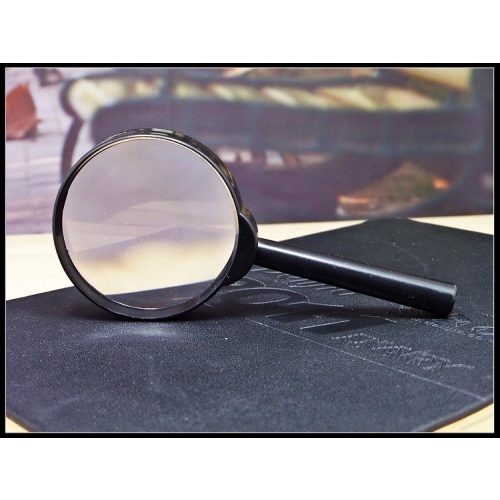 SZKŁO POWIĘKSZAJĄCE PODSTAWOWA LUPA RĘCZNA 60mm POWIĘKSZENIE 3X DO CZYTANIA