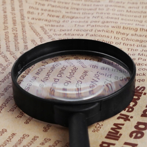 SZKŁO POWIĘKSZAJĄCE PODSTAWOWA LUPA RĘCZNA 60mm POWIĘKSZENIE 3X DO CZYTANIA