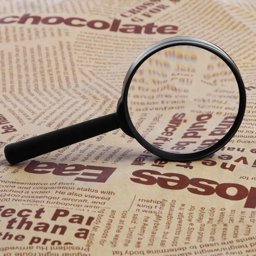 SZKŁO POWIĘKSZAJĄCE PODSTAWOWA LUPA RĘCZNA 60mm POWIĘKSZENIE 3X DO CZYTANIA