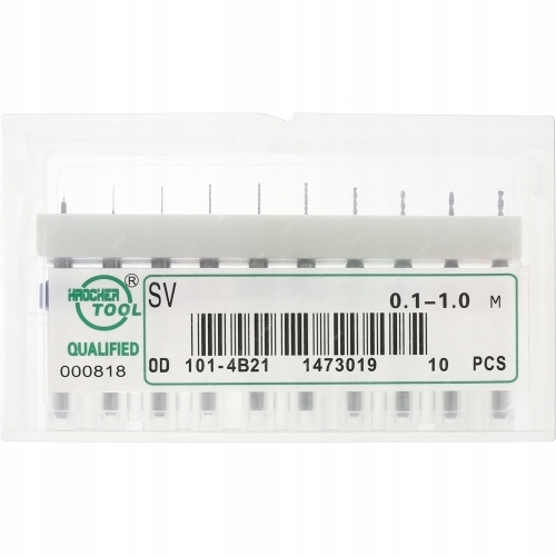 ZESTAW 10w1 PRECYZYJNE MINI WIERTŁA WIERTŁO PCB MODELARSTWA 0.1-1.0mm 38mm