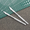 ZESTAW SKALPEL 11 PRECYZYJNY OSTRY SILVER HT NÓŻ MODELARSKI + 5X OSTRZE 11