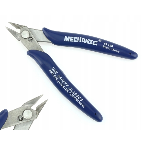 SZCZYPCE TNĄCE BOCZNE OBCINACZKI PRECYZYJNE DO PRZEWODÓW CĄŻKI CĘGI 130mm