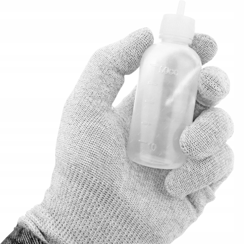 3x BUTELKA DOZOWNICZA NA PŁYNY CHEMIE ELEKTRONIKI HP-LDPE PE50 50ml+3x IGŁA