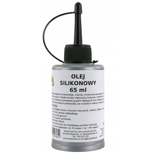 OLEJ SILIKONOWY PREPARAT SMAR Z DOZOWNIKIEM DO SMAROWANIA OCHRONY 65ml
