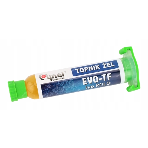 TOPNIK CYNEL EVO-TF 10ml FLUX PASTA LUTOWNICZA ŻEL DO LUTOWANIA BGA SMD
