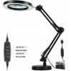 LUPA SZKŁO POWIĘKSZAJĄCE 105mm 3X LAMPA LED PIERŚCIENIOWA SERWISOWA 12W USB