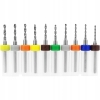 ZESTAW 10w1 PRECYZYJNE MINI WIERTŁA WIERTŁO PCB MODELARSTWA 1.1-2.0mm 38mm