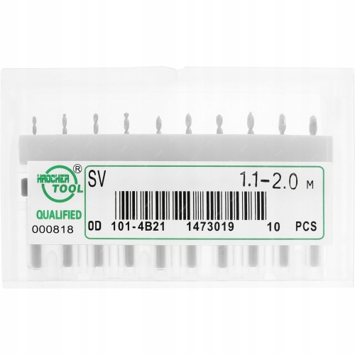 ZESTAW 10w1 PRECYZYJNE MINI WIERTŁA WIERTŁO PCB MODELARSTWA 1.1-2.0mm 38mm