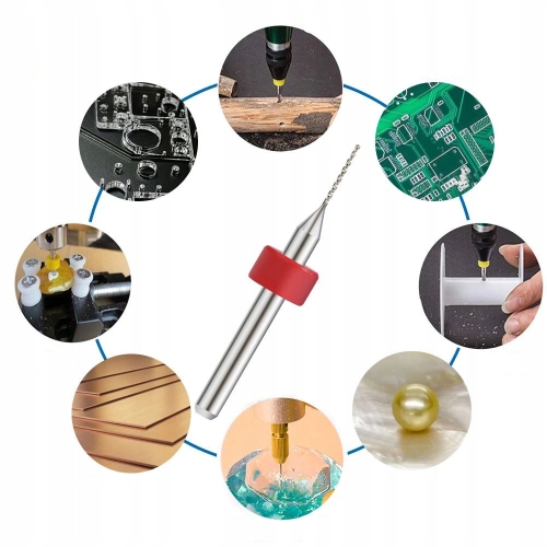 ZESTAW 10w1 PRECYZYJNE MINI WIERTŁA WIERTŁO PCB MODELARSTWA 1.1-2.0mm 38mm