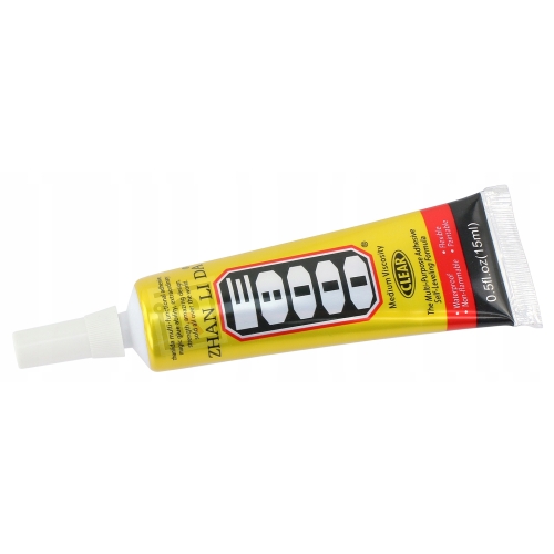 KLEJ E-8000 15ml WYMIANA SZYBKI EKRANU + ZESTAW OTWIERAKÓW WKRĘTAKÓW 7 ELEM