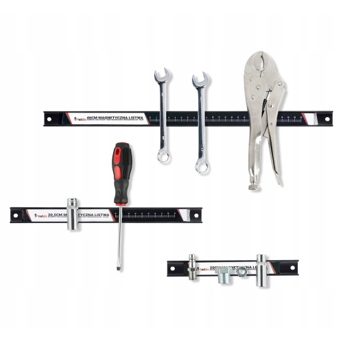 ZESTAW 3X LISTWA MAGNETYCZNA 20,30,46cm NA LATA HQ