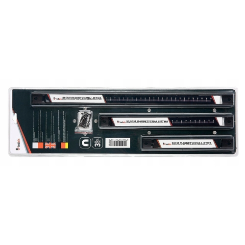 ZESTAW 3X LISTWA MAGNETYCZNA 20,30,46cm NA LATA HQ