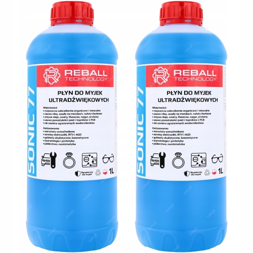 PŁYN DO MYJKI ULTRADZWIĘKOWEJ UNIWERSALNY SKUTECZNIE MYJĄCY 2L - SONIC 77