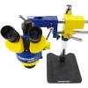 MIKROSKOP STEREOSKOPOWY TRINOKULAR MECHANIC MC75T-L2 KAMERA 4K LAMPA LS5