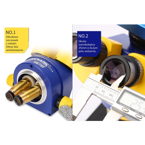 MIKROSKOP STEREOSKOPOWY TRINOKULAR MECHANIC MC75T-L2 KAMERA 4K LAMPA LS5