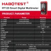 MULTIMETR RĘCZNY MIERNIK CYFROWY PRĄDU NAPIĘCIA AUTOMATYCZNY HABOTEST HT123