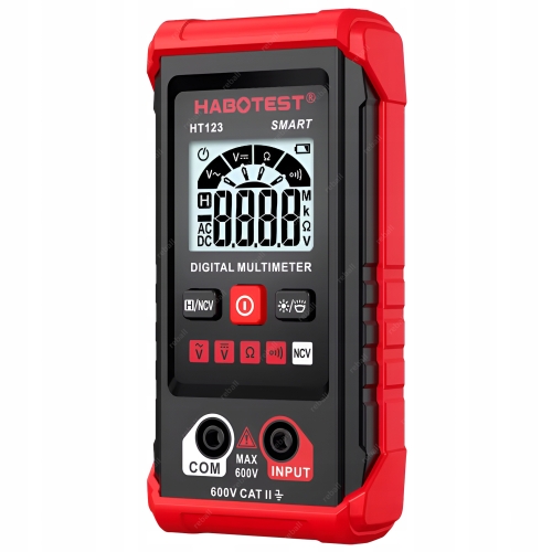 MULTIMETR RĘCZNY MIERNIK CYFROWY PRĄDU NAPIĘCIA AUTOMATYCZNY HABOTEST HT123