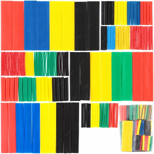 RURKI TERMOKURCZLIWE KOLOROWE KOSZULKI TERMOKURCZKI RÓŻNE ROZMIARY 164szt