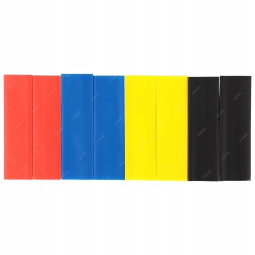 RURKI TERMOKURCZLIWE KOLOROWE KOSZULKI TERMOKURCZKI RÓŻNE ROZMIARY 164szt