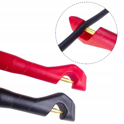 PRZEWODY POMIAROWE KABLE DO MIERNIKA SONDY DŁUGIE IGŁY CLEQEE P1033B 16w1