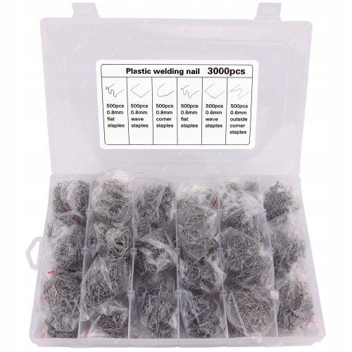 ZSZYWKI DO PLASTIKU ZGRZEWARKI ZESTAW 3000SZT RS28 RS26 RS16 RS18 RS46 RS38