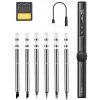 PROGRAMOWALNA LUTOWNICA PRECYZYJNA OLED USB-C FNRSI HS-01 BLACK + 6 GROTÓW