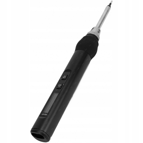 PROGRAMOWALNA LUTOWNICA PRECYZYJNA OLED USB-C FNRSI HS-01 BLACK + 6 GROTÓW