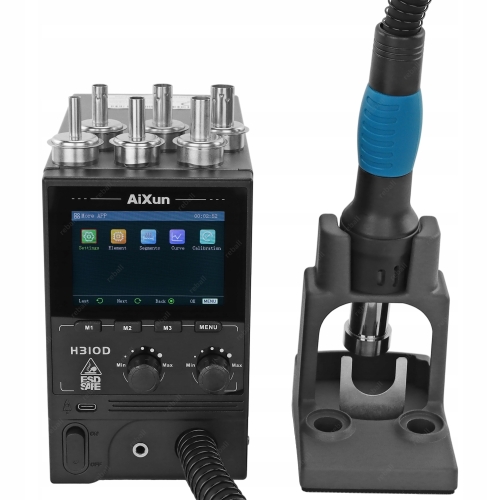 INTELIGENTNA STACJA LUTOWNICZA HOTAIR NA GORĄCE POWIETRZE AIXUN H310D 1000W