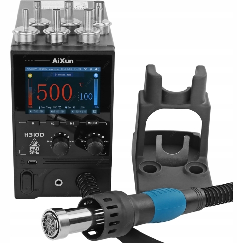 INTELIGENTNA STACJA LUTOWNICZA HOTAIR NA GORĄCE POWIETRZE AIXUN H310D 1000W