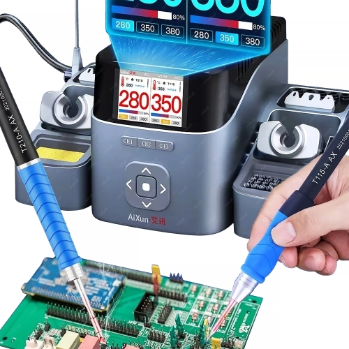 STACJA LUTOWNICZA AIXUN T420D 200W + 3 KOLBY T245 T210 T115 + 9 GROTÓW