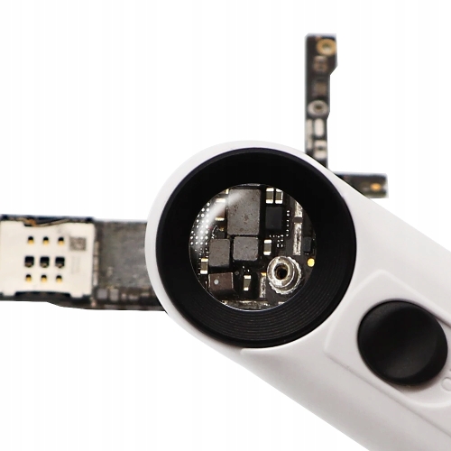 LUPA POWIĘKSZAJĄCA 40x 21mm NUMIZMATYKA JUBILER SERWIS PODŚWIETLENIE 2x LED