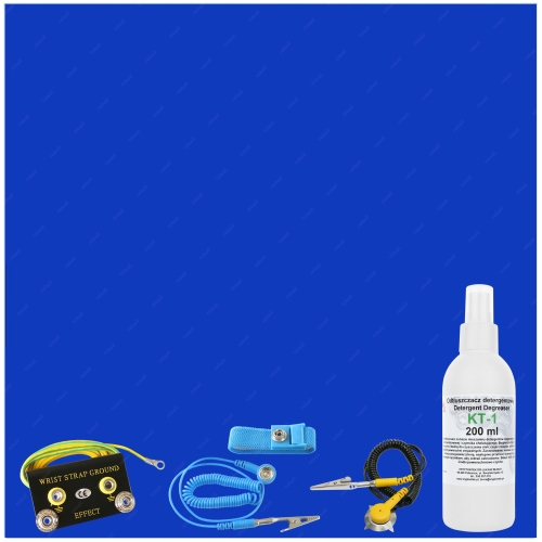 MATA ESD OPASKA ANTYSTATYCZNA WYMIAR 600x400 NIEBIESKA GŁADKA AKCESORIA XL