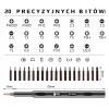 ZESTAW ŚRUBOKRĘTÓW PRECYZYJNYCH BITÓW TORX BEST BST-8930A DO TELEFONÓW 20w1