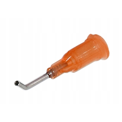 IGŁA DOZOWNICZA ZAGIĘTA METALOWA 15G 1,81mm PŁYN FLUX PASTA TOPNIK ŻEL KLEJ