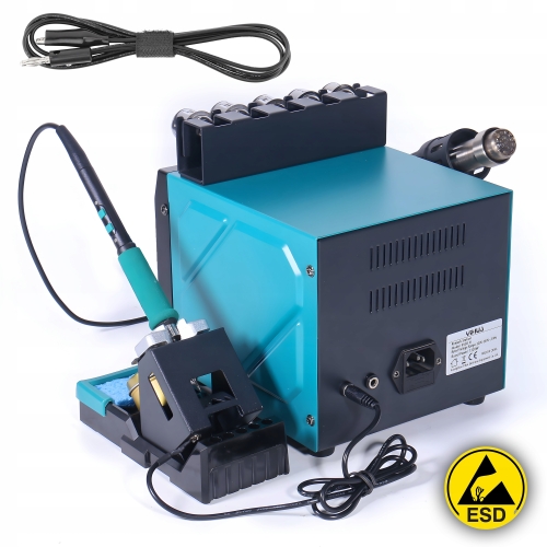 STACJA LUTOWNICZA HOT AIR LUTOWNICA SPAWARKA PLASTIKU YIHUA 992D-III 1220W