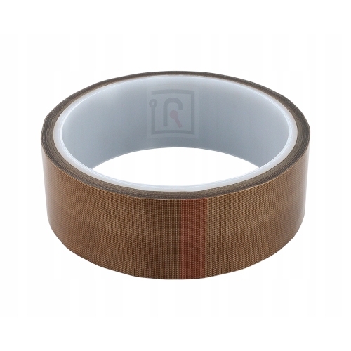 TAŚMA TEFLONOWA Z KLEJEM PTFE DO ZGRZEWAREK SAMOPRZYLEPNA OCHRONNA 10mm 10m