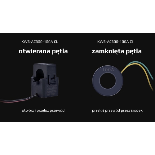 WATOMIERZ WOLTOMIERZ MIERNIK ZUŻYCIA PRĄDU LICZNIK ENERGII KWS-AC300-100ACI
