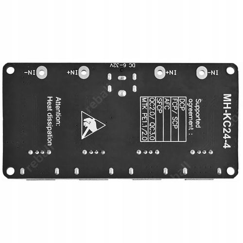 MODUŁ PRZETWORNICA NAPIĘCIA MINI ŁADOWARKA USB Q2.0/QC3.0 PŁYTKA XFW-KC42-4