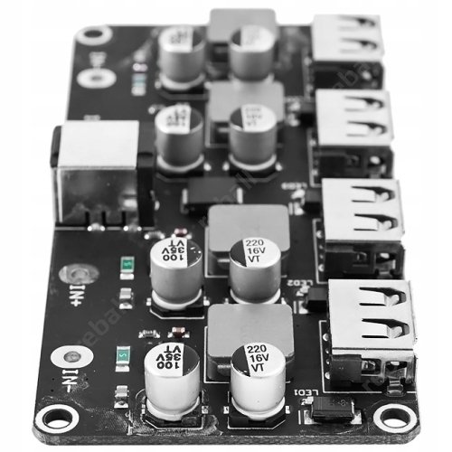 MODUŁ PRZETWORNICA NAPIĘCIA MINI ŁADOWARKA USB Q2.0/QC3.0 PŁYTKA XFW-KC42-4