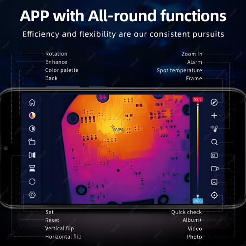 MOBILNA KAMERA TERMOWIZYJNA INSPEKCYJNA QIANLI FIRE EYE PRO 3D TERMOWIZJA